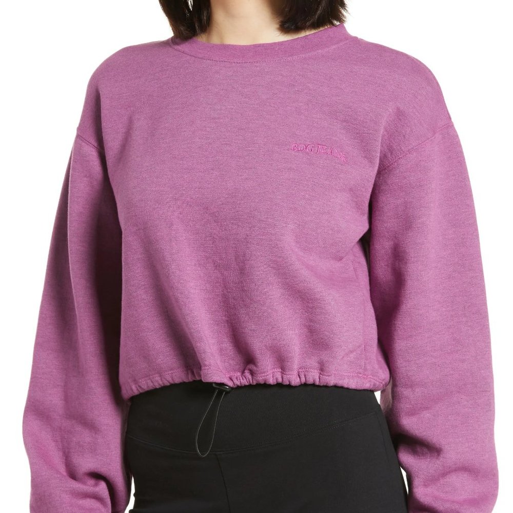 NWT BDG Urban Outfitters Bubble Hem Sweatshirt Top Size‎ Medium 4483